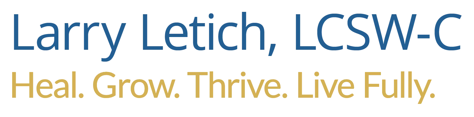 Larry Letich, LCSW-C
